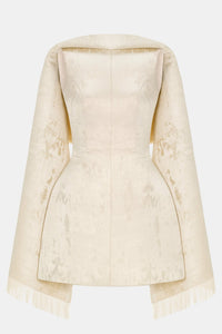 Gold Tailored Scarf Mini Dress - Montsand