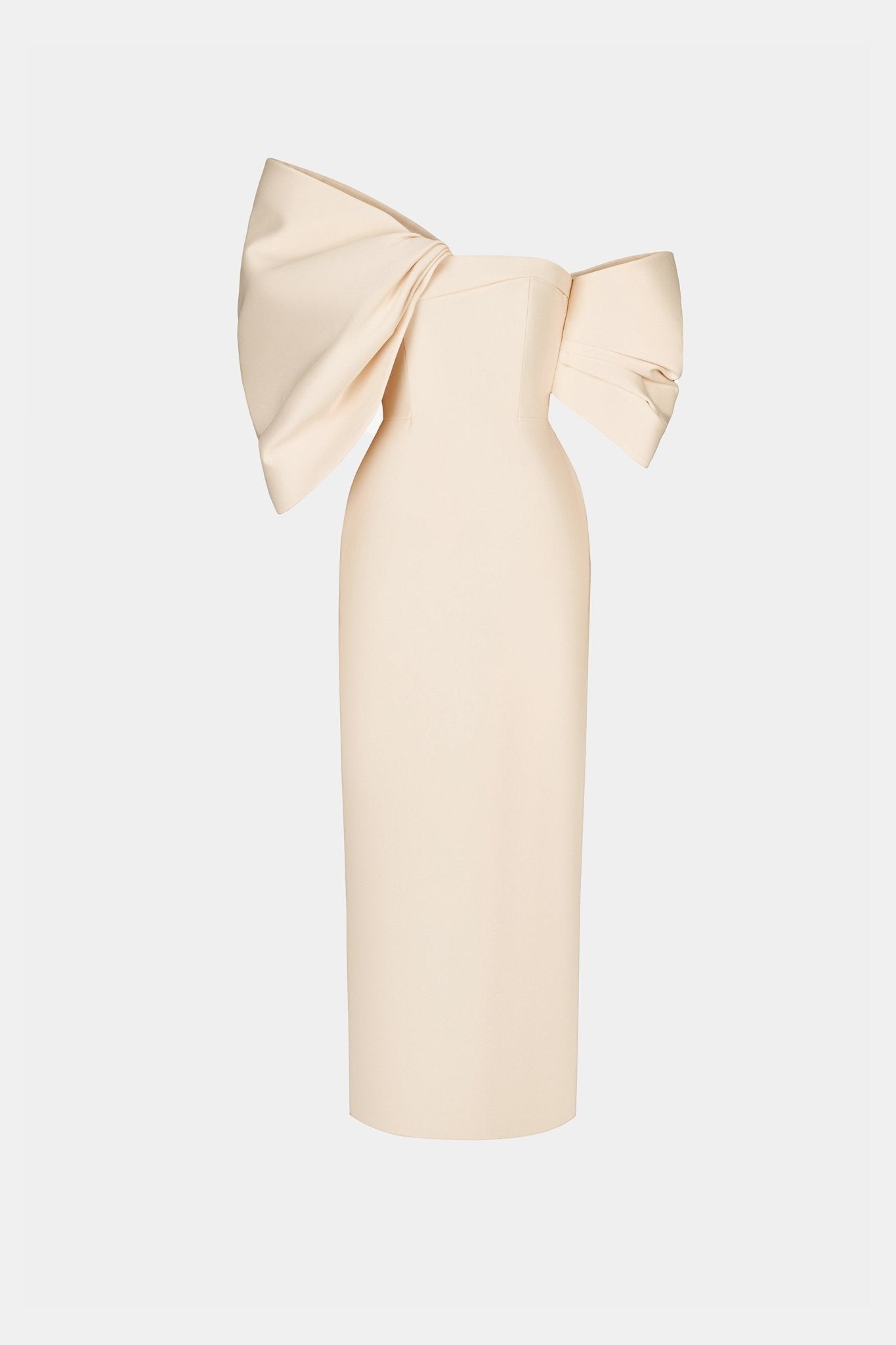 Ivory Big Bow Dress S Ivory Big Bow Dress S