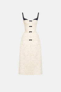 Ivory Crystal Beaded Dress - Montsand