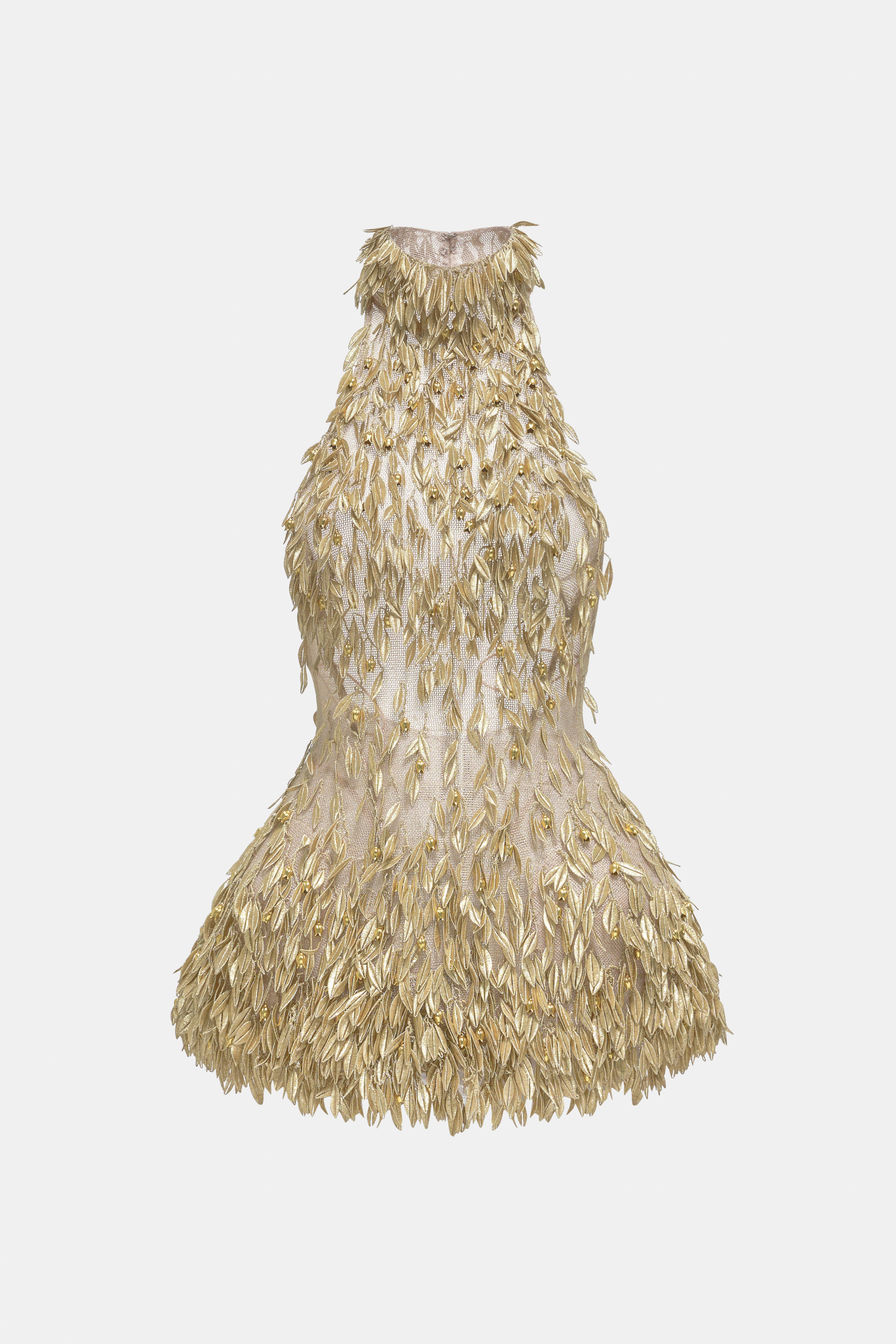 Dress Gold Color Jumpsuit LUCINDA Gold Jumpsuit Gold Sequin Jumpsuit NADINE  MERABI