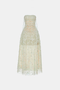 Mint Floral String Midi Dress - Montsand