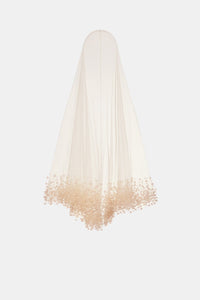 Peach Flowers Headscarf - Montsand