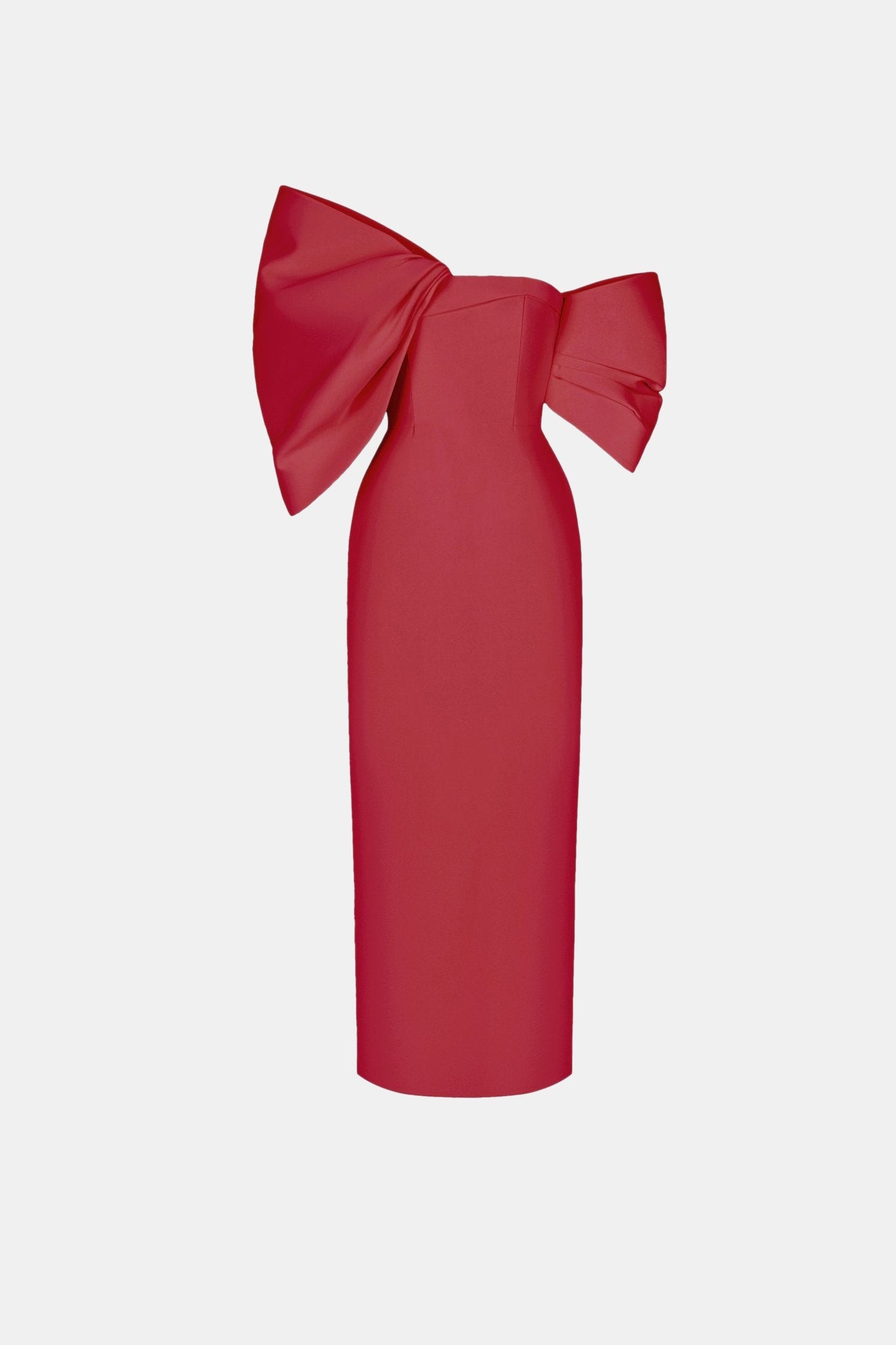 Red Big Bow Dress M