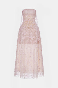 Violet Floral String Maxi Dress - Montsand