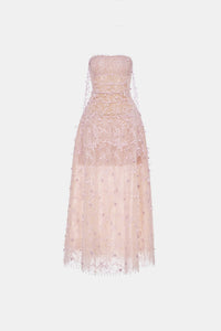 Violet Floral String Midi Dress - Montsand
