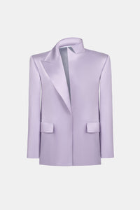 Violet Silk Blazer - Montsand
