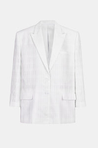 White Linen Blazer - Montsand