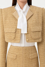 Gold Tweed Jacket