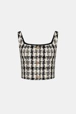 Classic Gingham Sleeveless Top