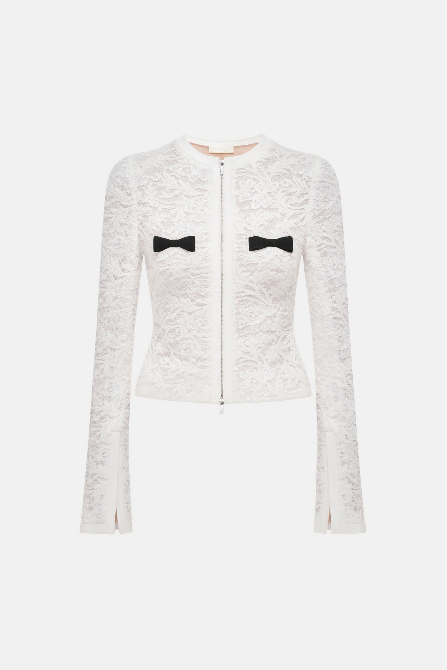 Ivory Lace Flare Sleeve Top