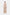 Peach Straight Neckline Pleat Maxi Dress