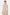 Peach Straight Neckline Pleat Maxi Dress