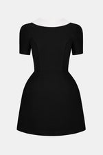 Black Cowl Neck Dress