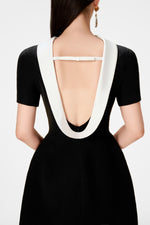 Black Cowl Neck Dress