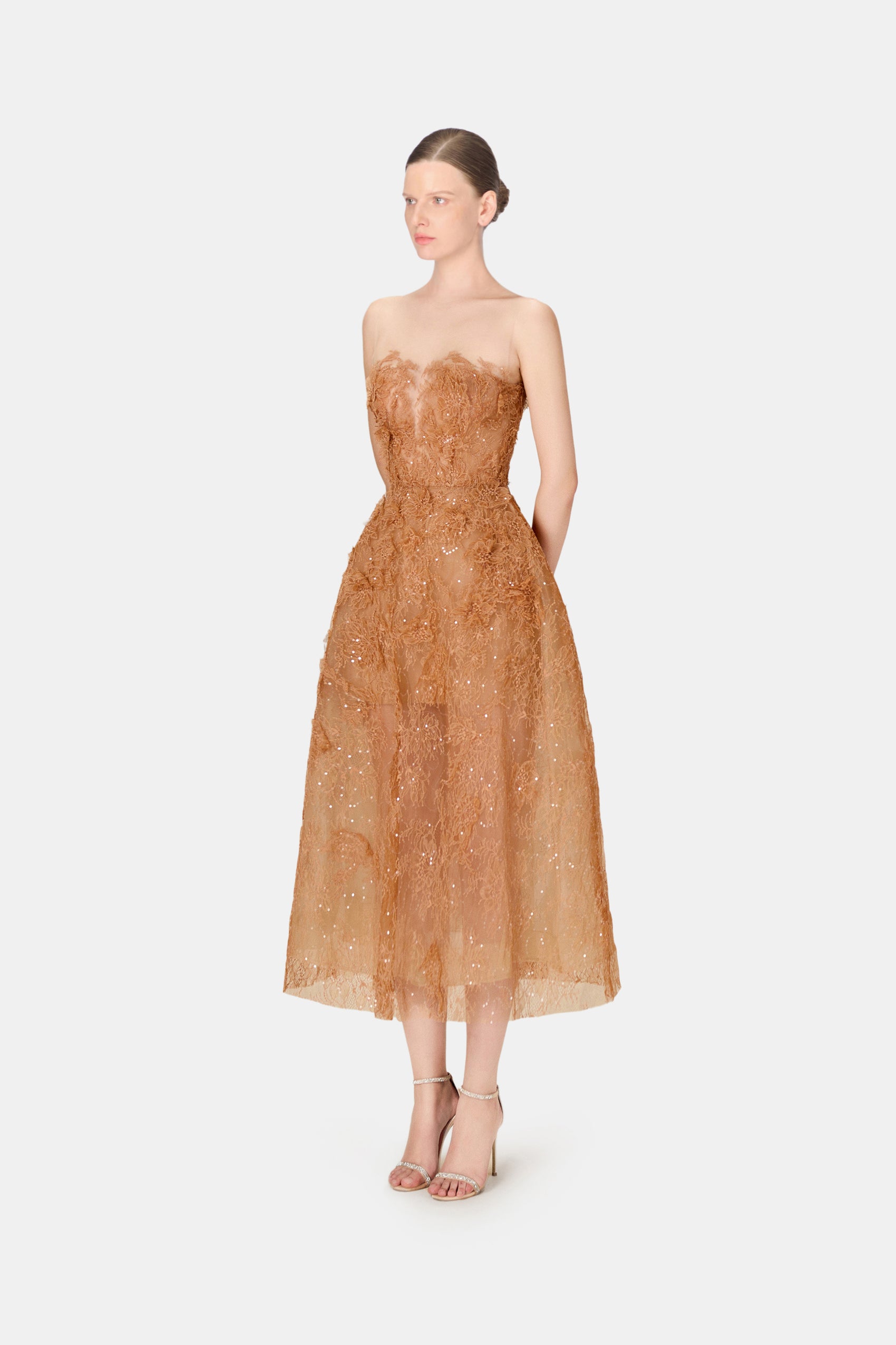 Honey Beaded Lace Dress