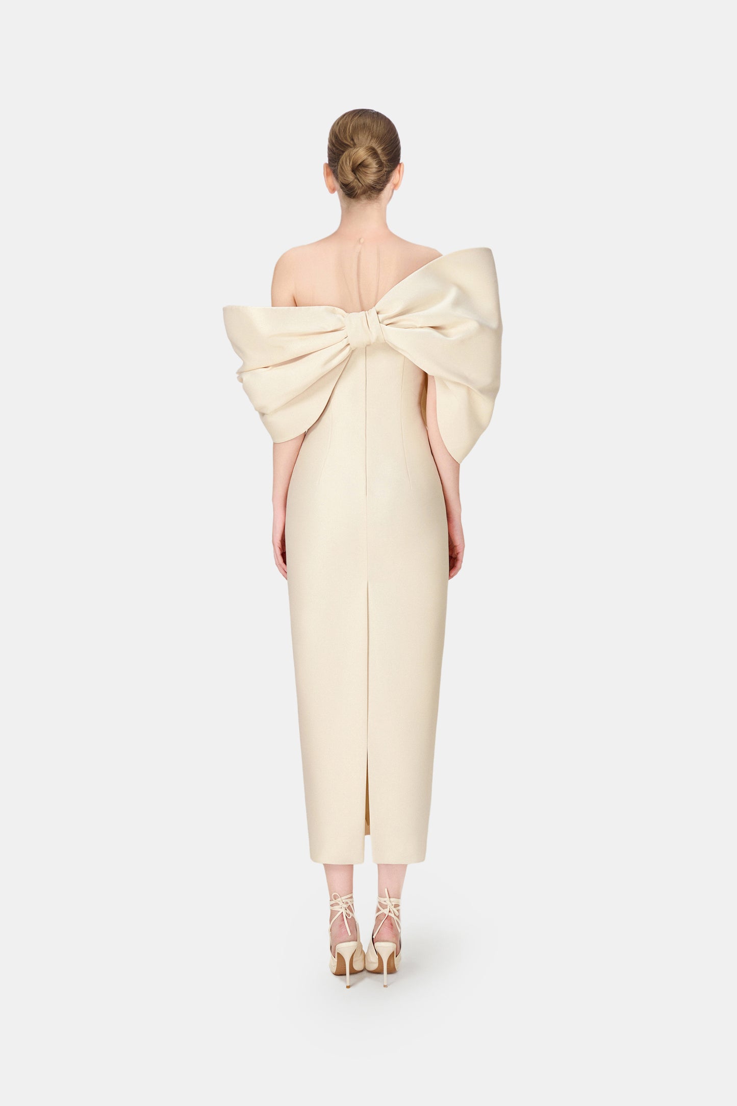 Ivory Big Bow Dress S Ivory Big Bow Dress S
