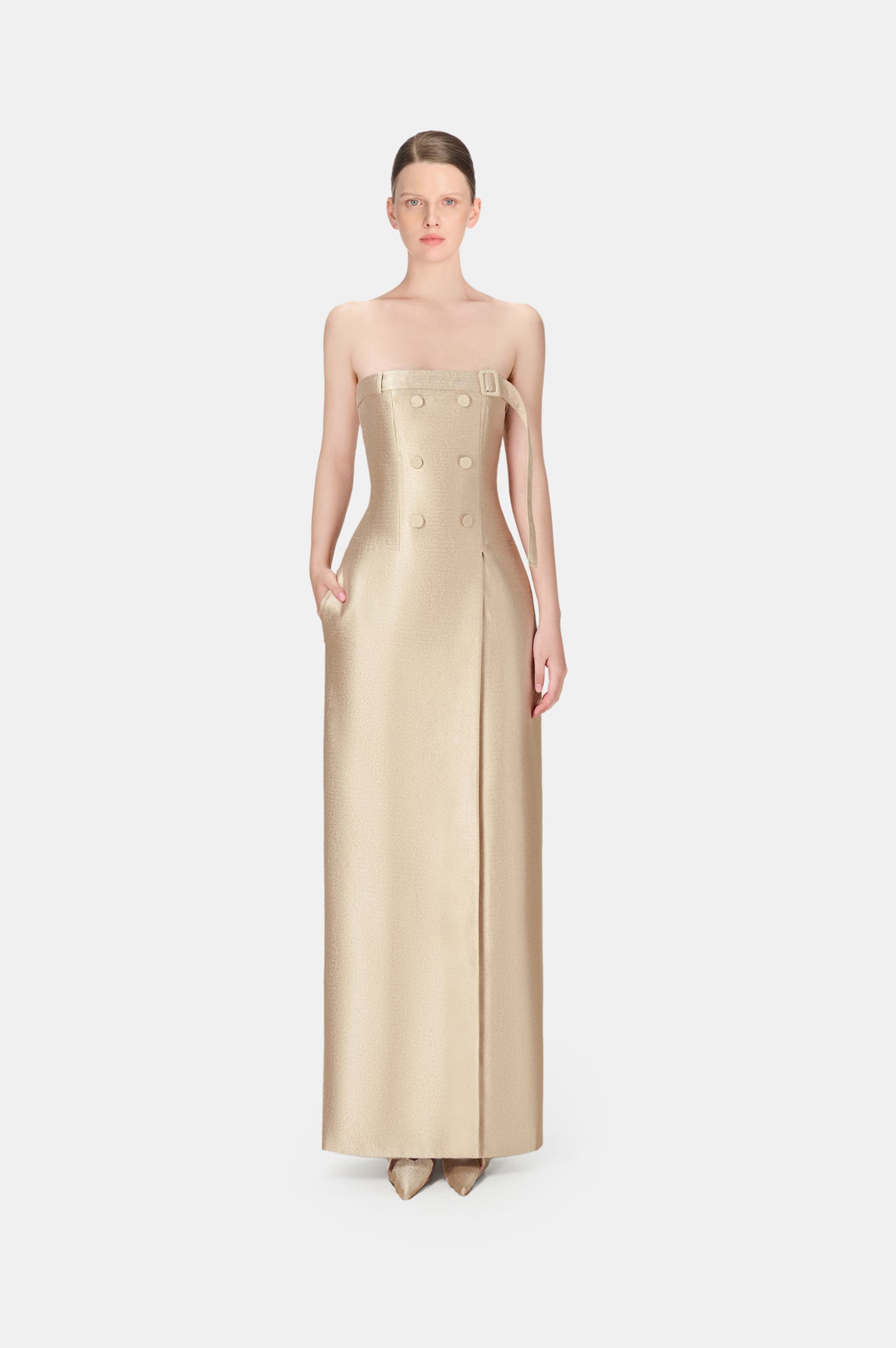 Glory Taffeta Long Dress