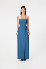 Denim Long Dress