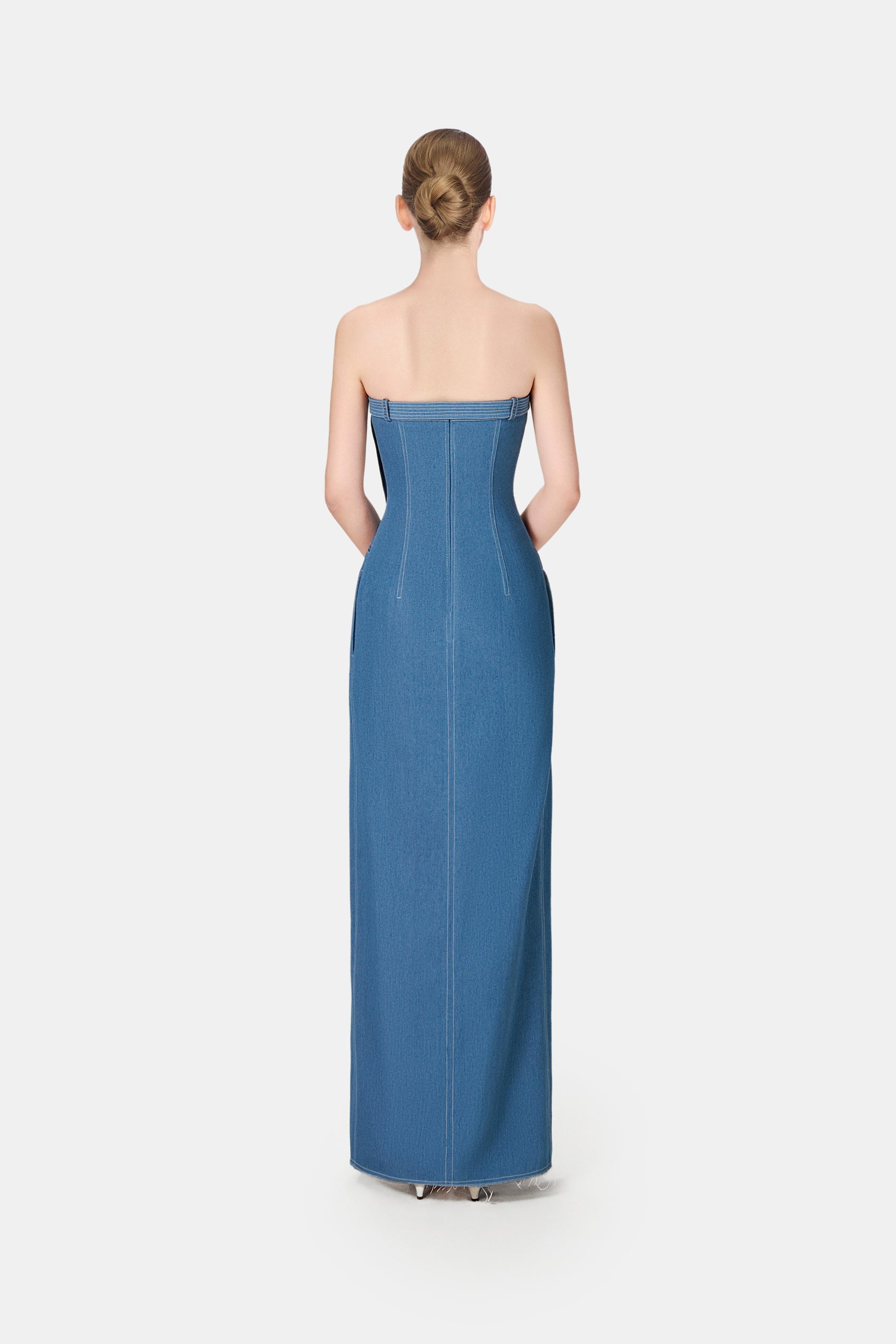 Denim Long Dress