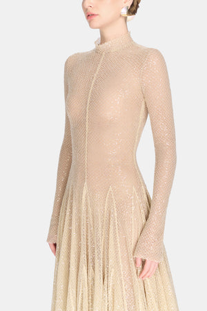 Beige Erytheia Dress