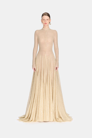 Beige Erytheia Dress