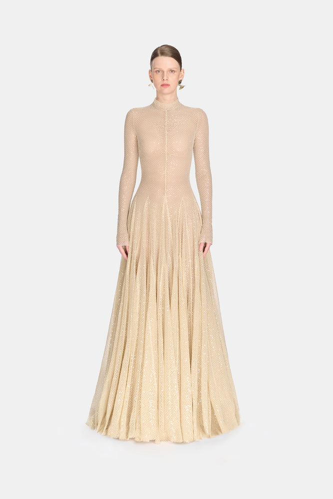 Beige Erytheia Dress