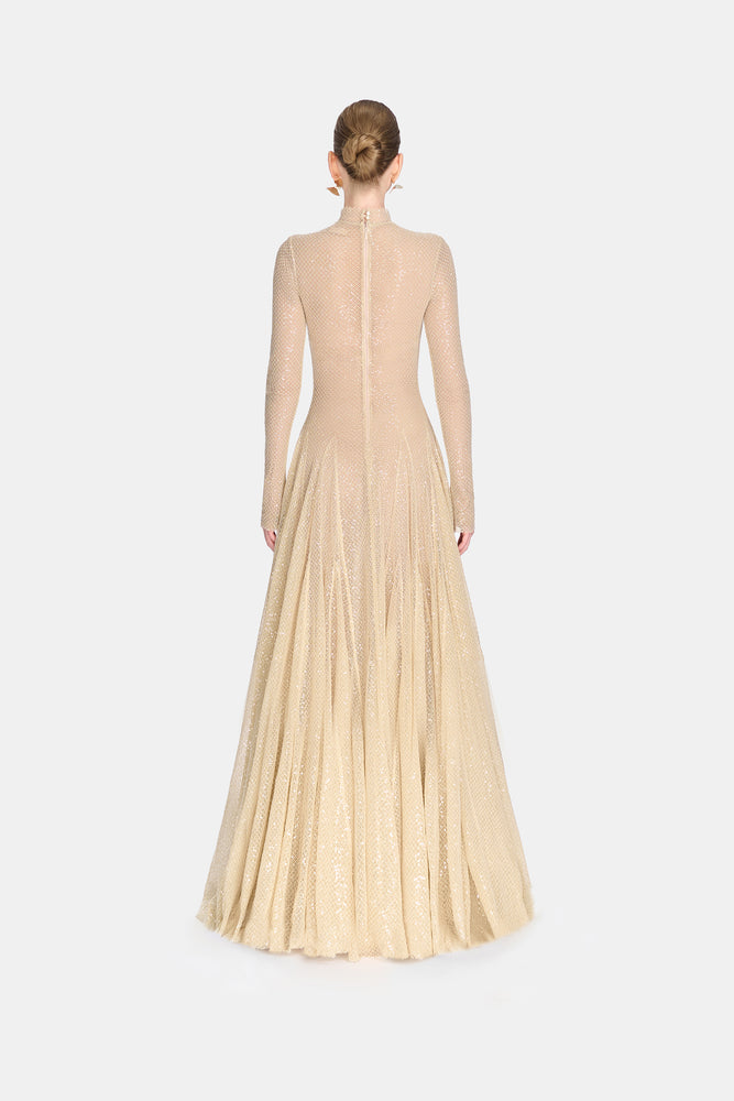 Beige Erytheia Dress