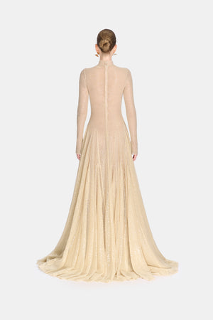 Beige Erytheia Dress