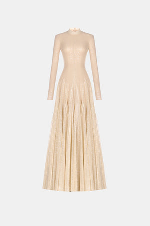 Beige Erytheia Dress