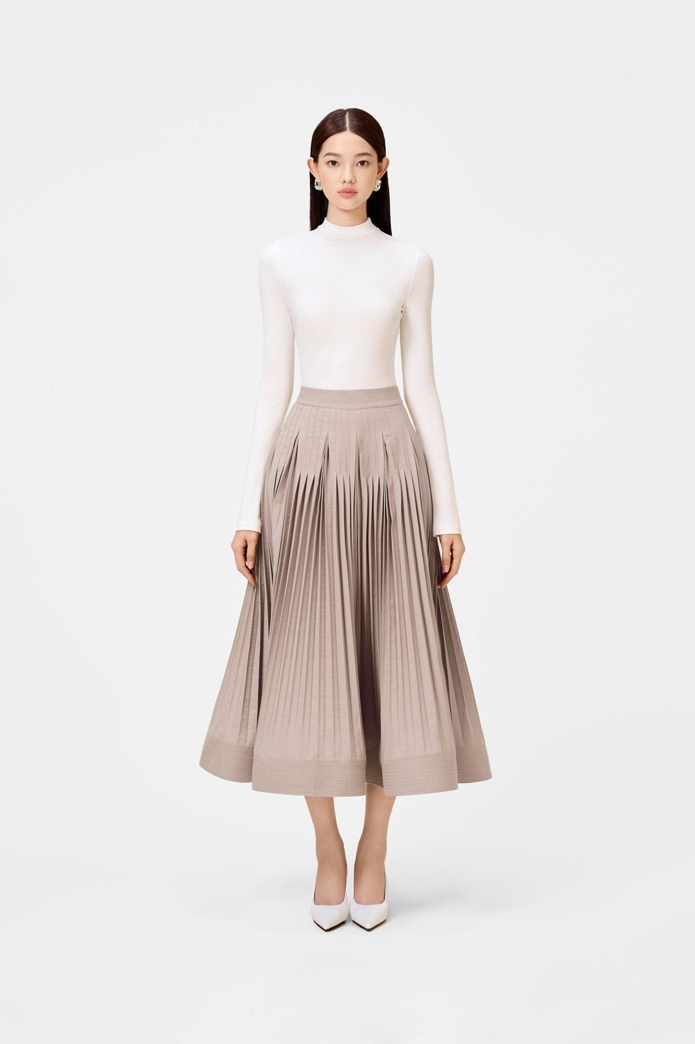 Ashy Pleated Skirt - Montsand