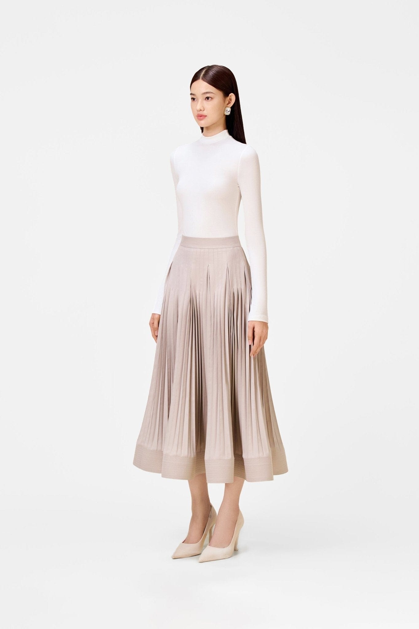 Ashy Pleated Skirt - Montsand