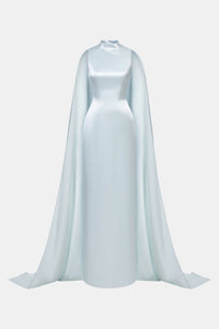 Baby Blue Cape Dress - Montsand
