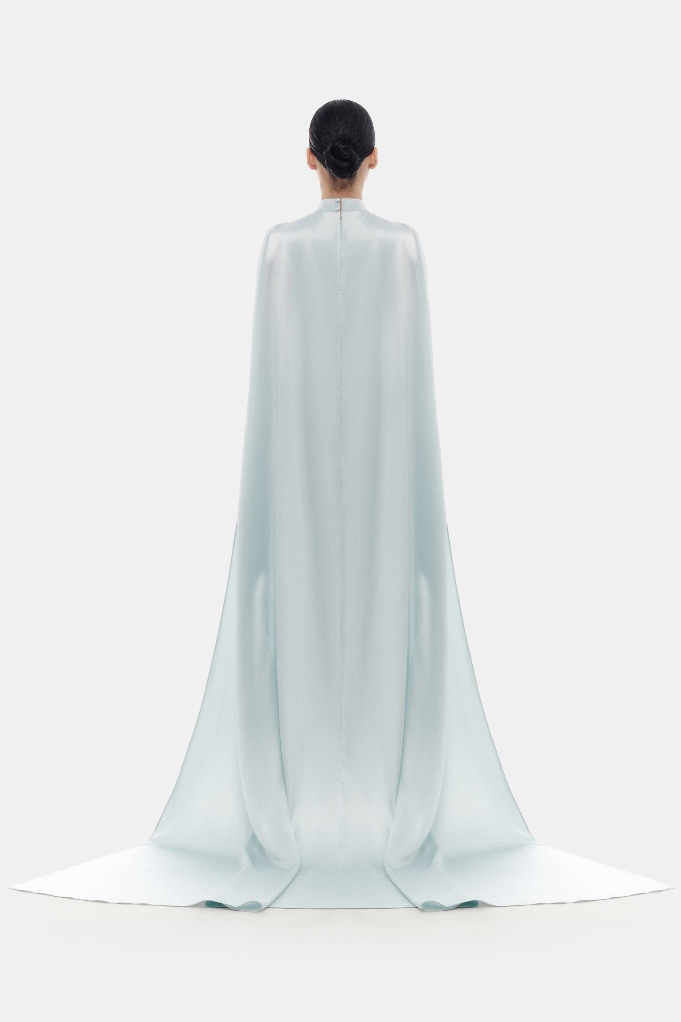 Baby Blue Cape Dress - Montsand