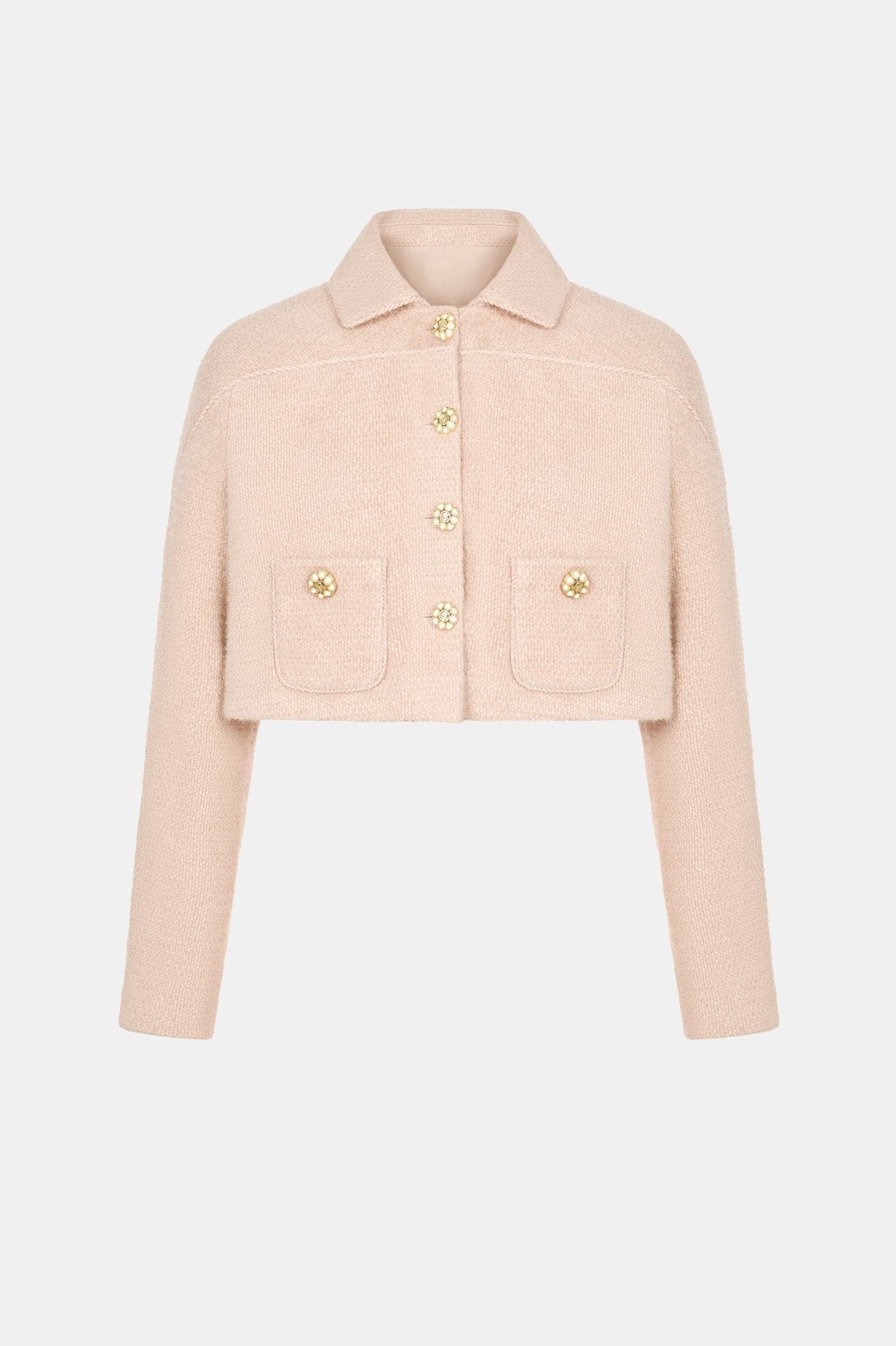 Baby Pink Knit Jacket - Montsand