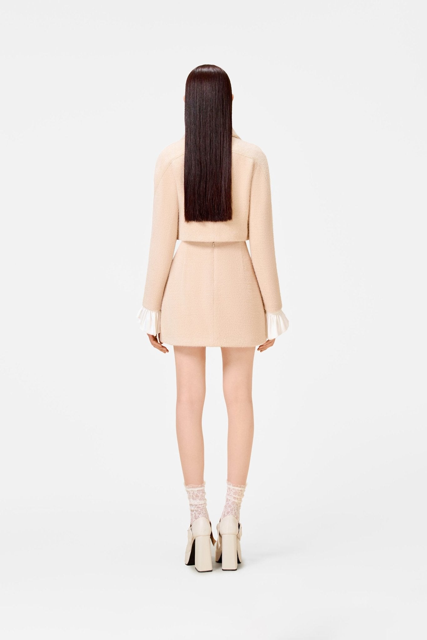 Baby Pink Knit Jacket - Montsand