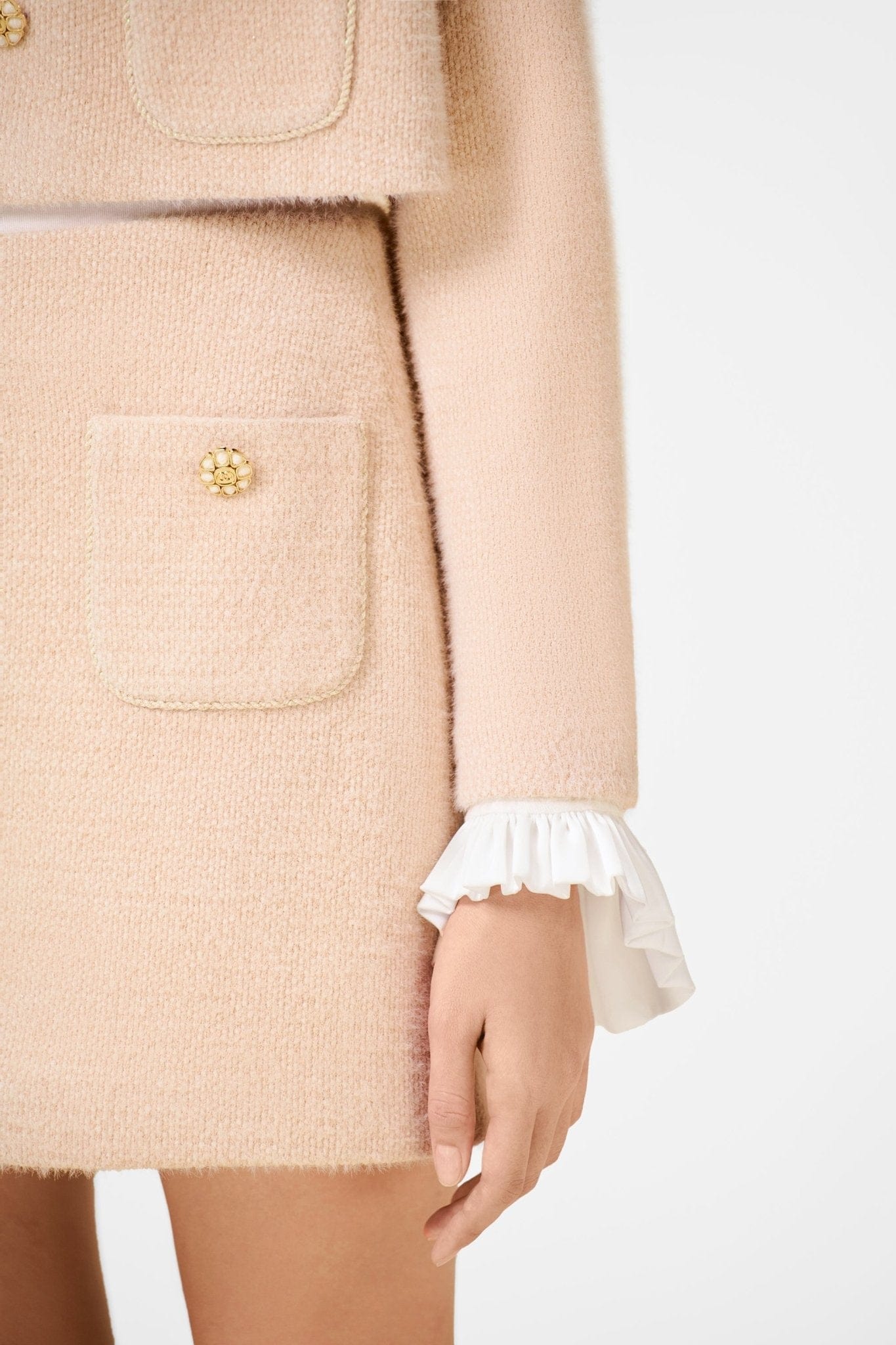 Baby Pink Knit Jacket - Montsand