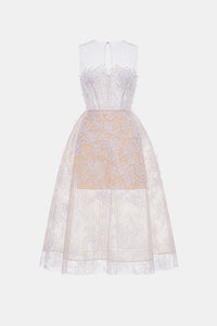 Baby Violet Beaded Lace Dress - Montsand