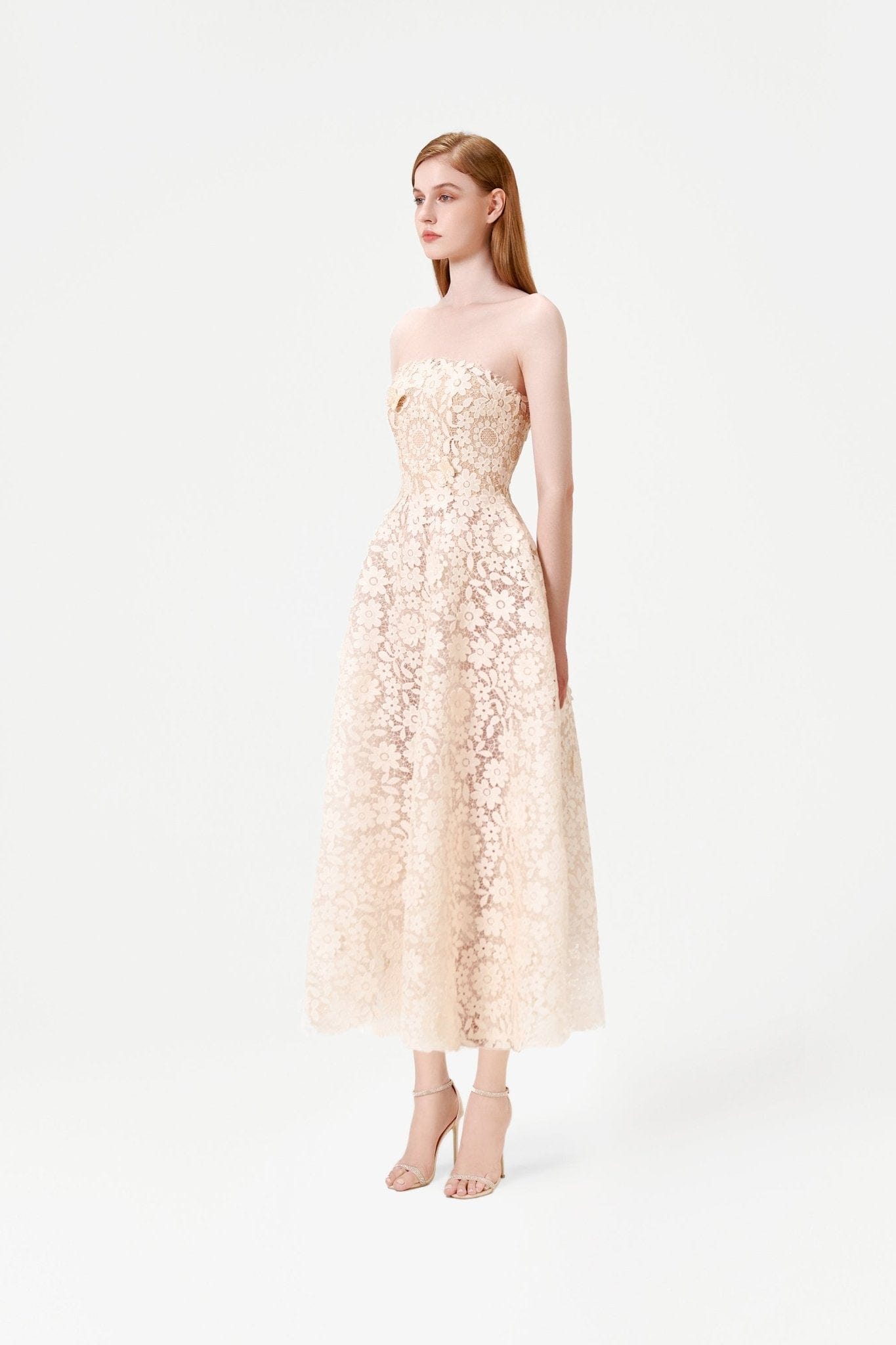 Beaded Butterflies Midi Dress - Montsand