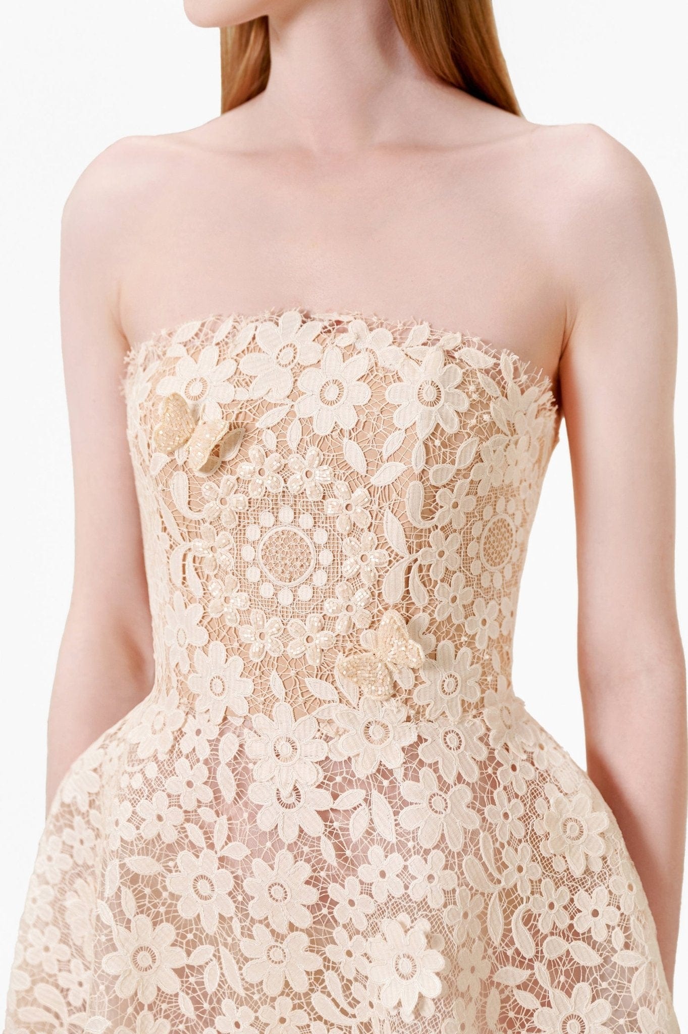 Beaded Butterflies Midi Dress - Montsand