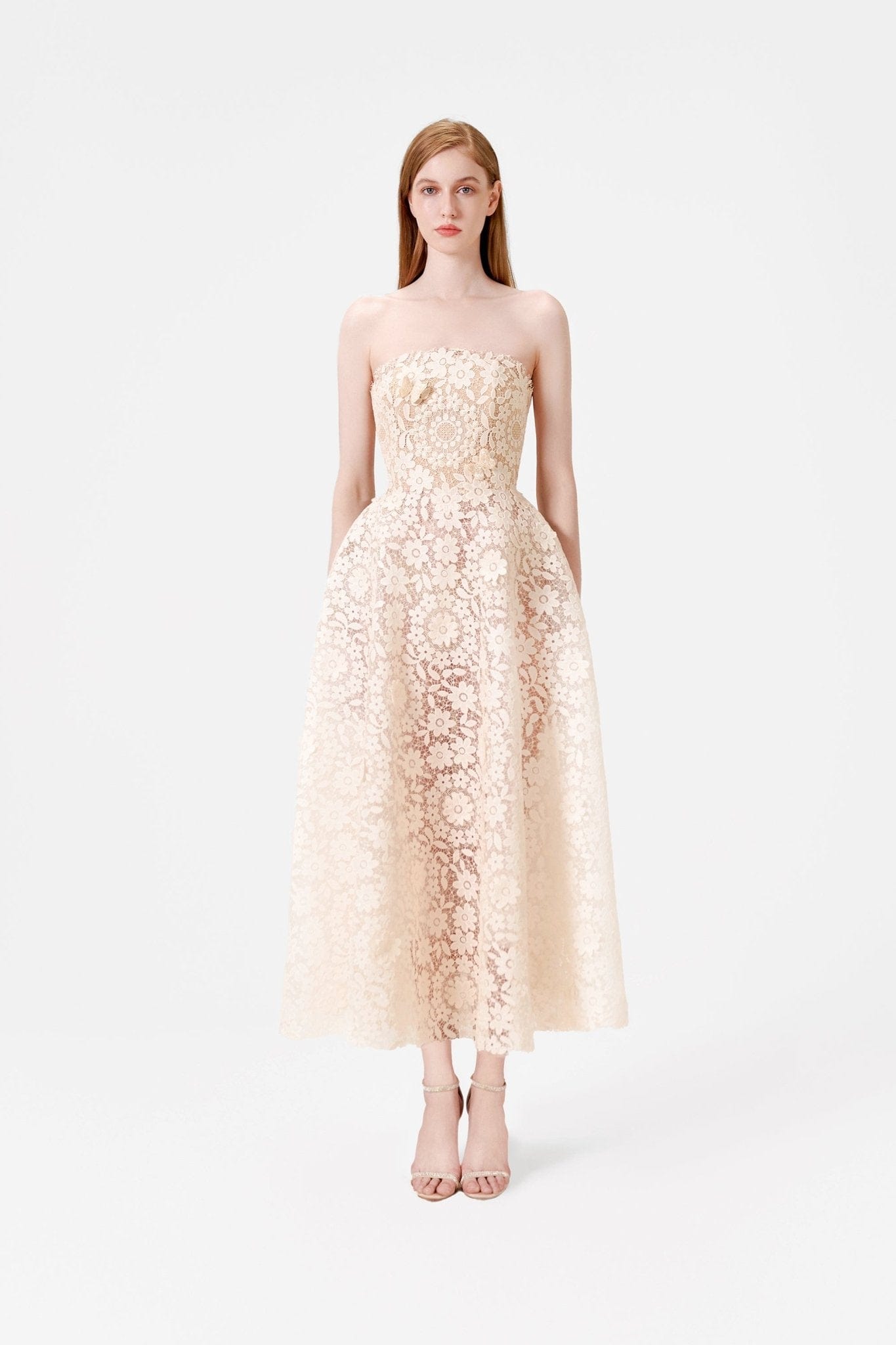 Beaded Butterflies Midi Dress - Montsand