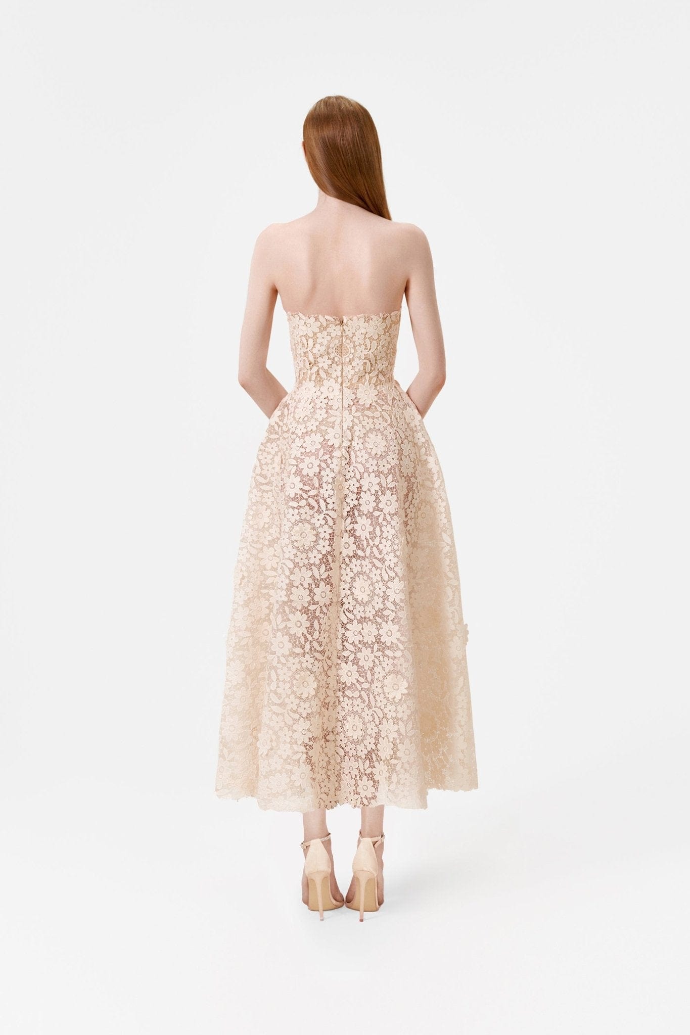 Beaded Butterflies Midi Dress - Montsand