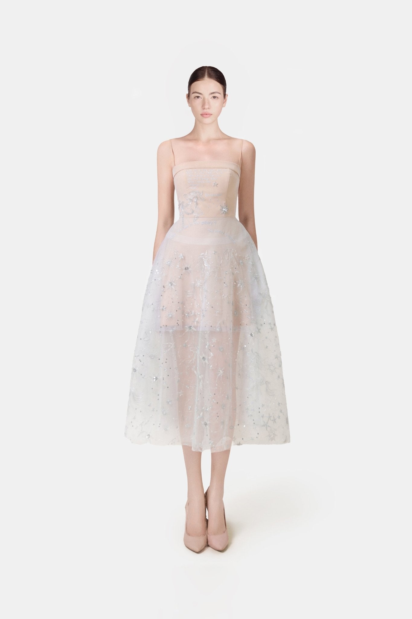 Beaded Embroidered Dress - Montsand