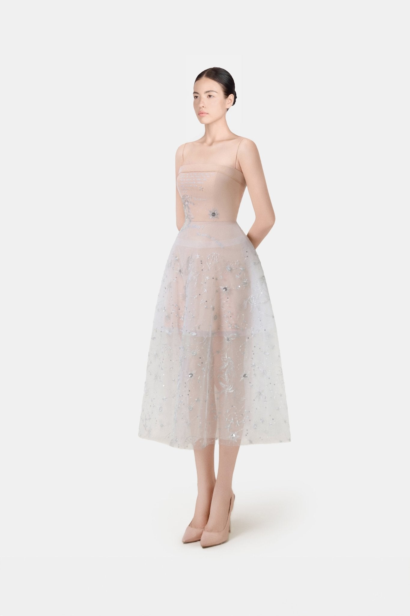 Beaded Embroidered Dress - Montsand