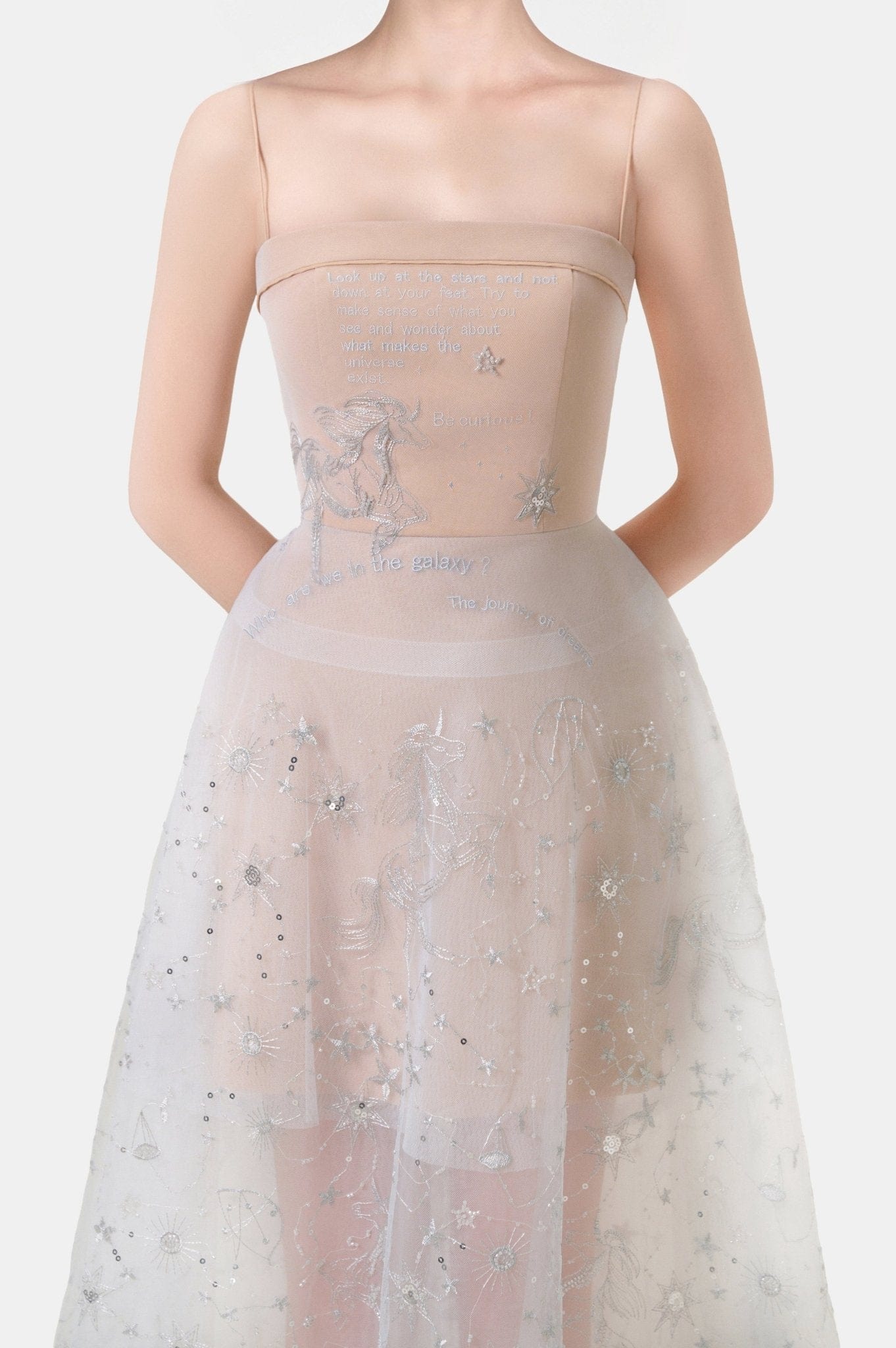 Beaded Embroidered Dress - Montsand