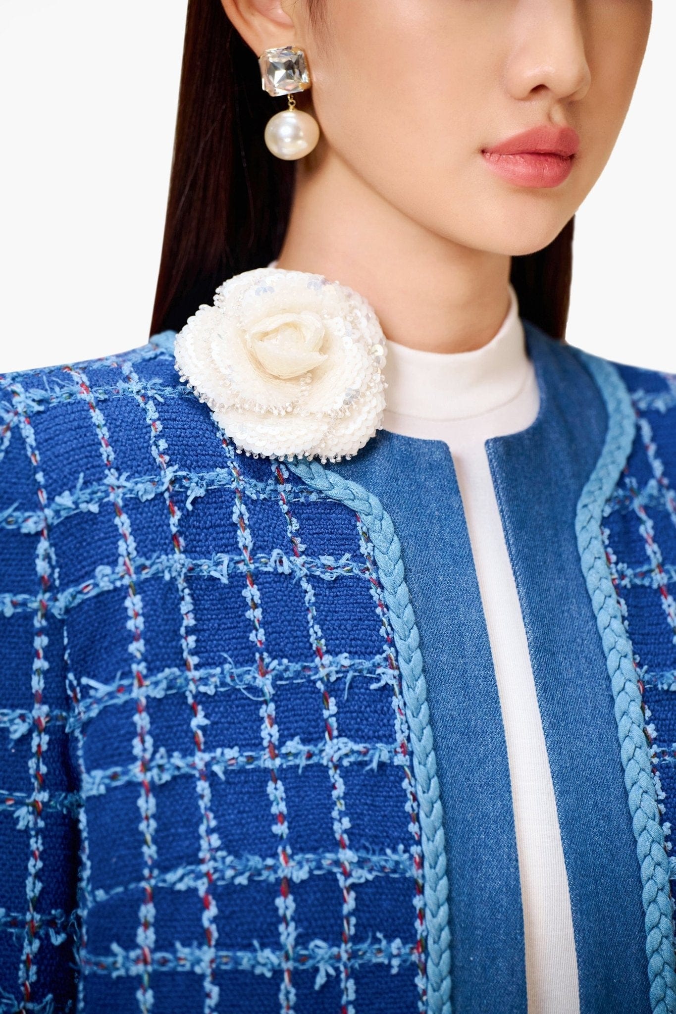 Beaded Flower Brooch - Montsand