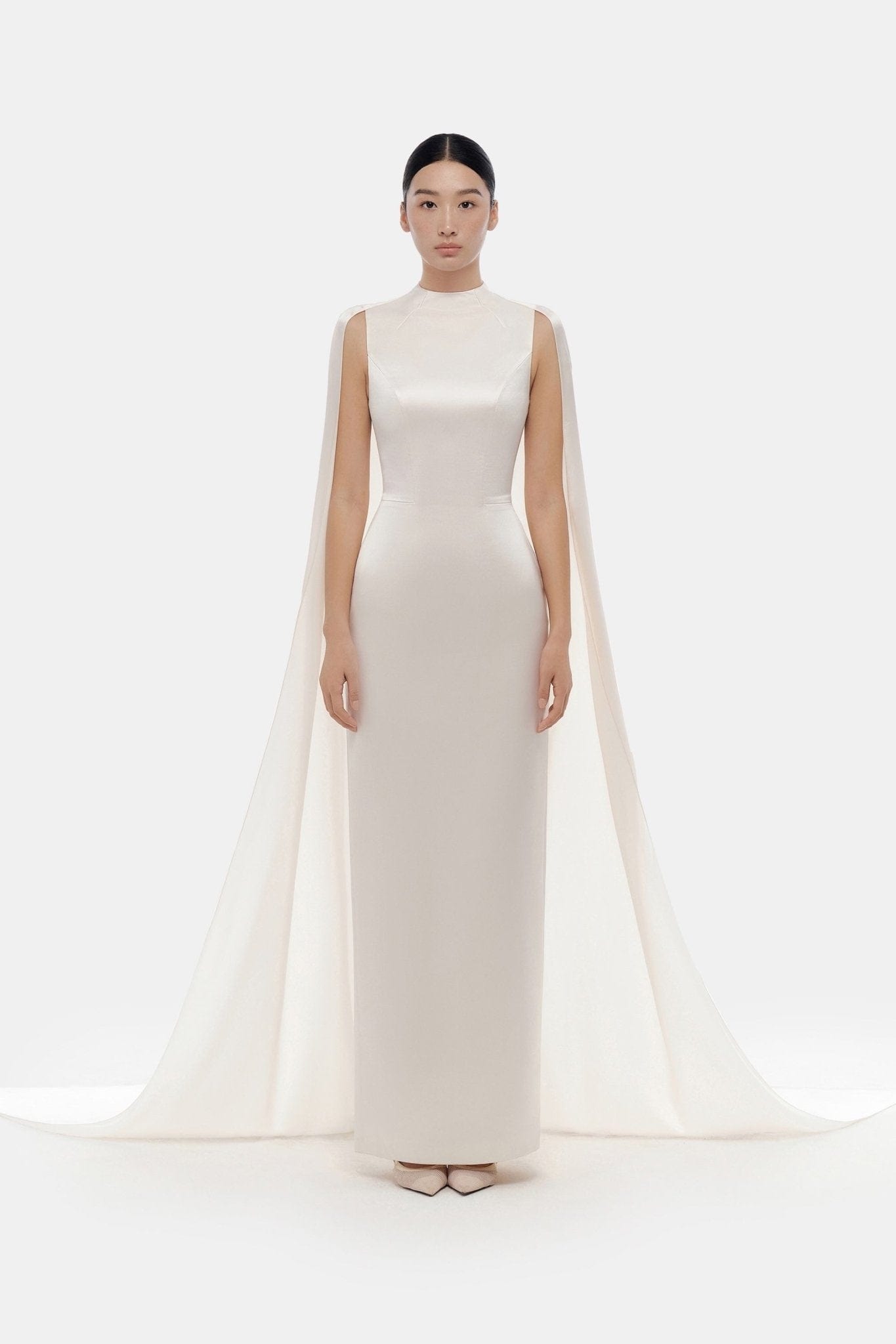 Beige Cape Dress - Montsand