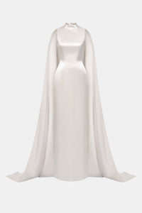 Beige Cape Dress - Montsand