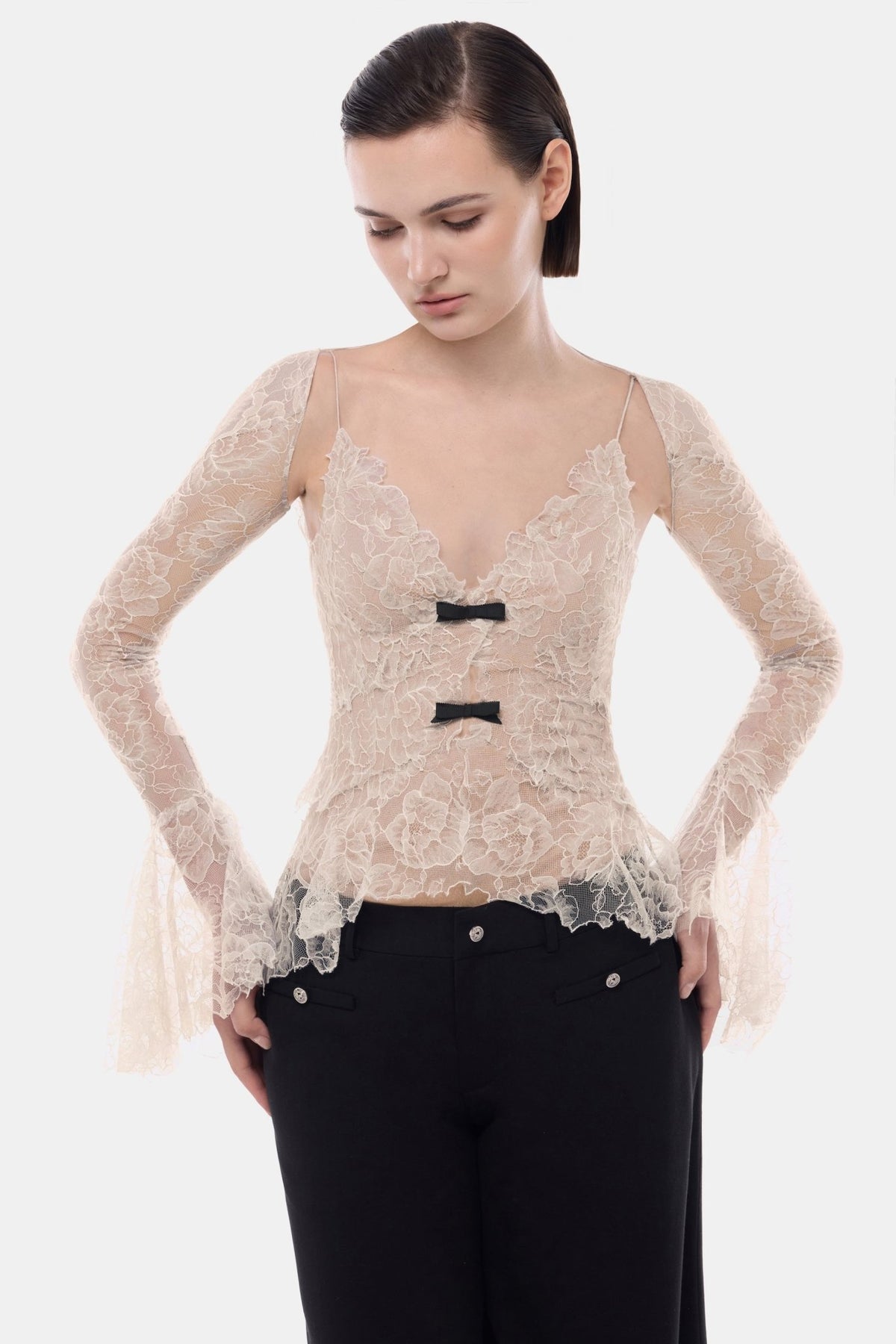 Beige Floral Cami - Montsand