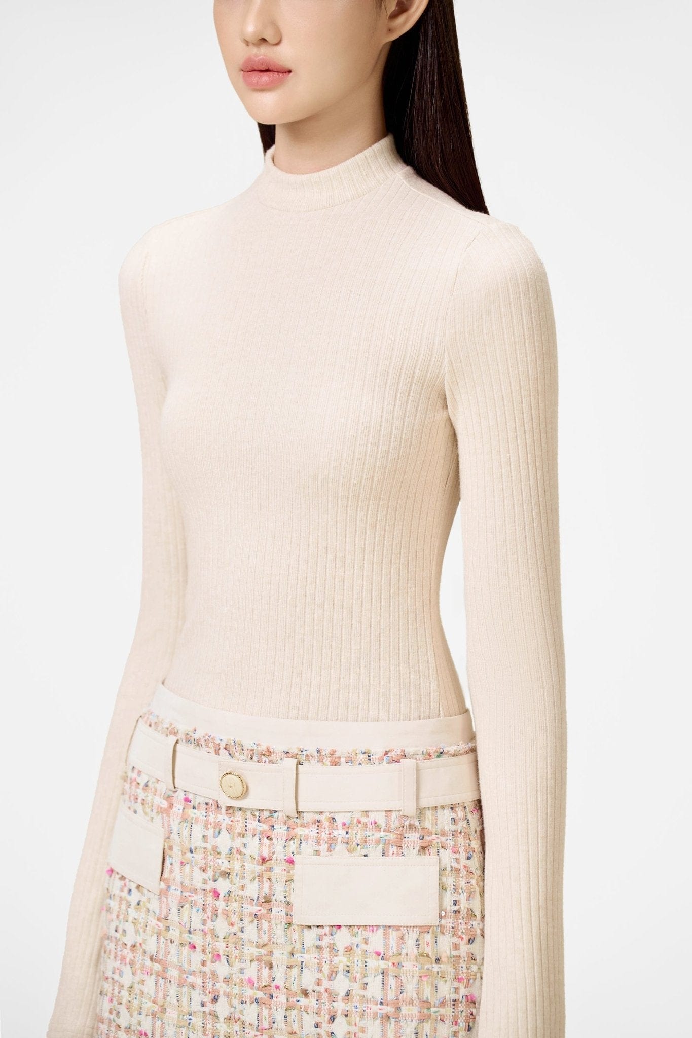 Beige Jersey Bodysuit - Montsand