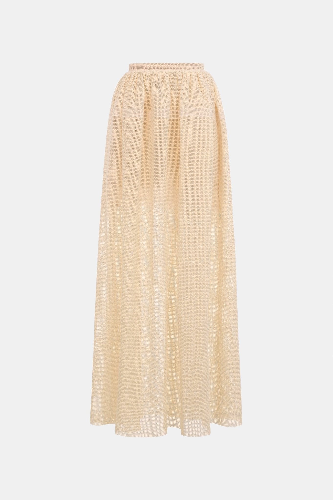 Beige Mesh Skirt - Montsand